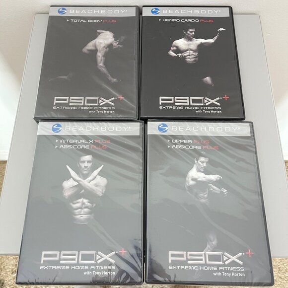 Beachbody P90X+ Extreme Home Fitness DVD Set Bundle‎ - Picture 1 of 8